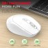 M107 Rechargeable 2 4g Wireless Mouse Silent Ergonomic Gaming Office Mouse For Laptop Desktop White