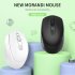 M107 Rechargeable 2 4g Wireless Mouse Silent Ergonomic Gaming Office Mouse For Laptop Desktop Black