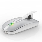 M113 Wireless Bluetooth-compatible Mouse 2.4G/Bluetooth-compatible 5.1 Dual Mode 2400dpi Mute Mouse For Pc Laptop silver