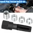 M14 x 1 25 Carbon Steel Spark Plug Re thread Repair Tool Tap Reamer Inserts Kit 14mm For Spark Plug Thread Repairing black