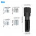 M14 x 1 25 Carbon Steel Spark Plug Re thread Repair Tool Tap Reamer Inserts Kit 14mm For Spark Plug Thread Repairing black