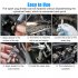 M14 x 1 25 Carbon Steel Spark Plug Re thread Repair Tool Tap Reamer Inserts Kit 14mm For Spark Plug Thread Repairing black