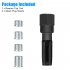 M14 x 1 25 Carbon Steel Spark Plug Re thread Repair Tool Tap Reamer Inserts Kit 14mm For Spark Plug Thread Repairing black