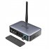 M16 Bluetooth 5 1 Audio Receiver Transmitter 3D Surround Stereo Music Wireless Adapter with Microphone Black