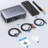 M16 Bluetooth 5 1 Audio Receiver Transmitter 3D Surround Stereo Music Wireless Adapter with Microphone Black