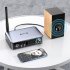M16 Bluetooth 5 1 Audio Receiver Transmitter 3D Surround Stereo Music Wireless Adapter with Microphone Black