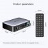 M16 Bluetooth 5 1 Audio Receiver Transmitter 3D Surround Stereo Music Wireless Adapter with Microphone Black