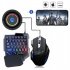 M16 Mobile Controller Gaming Keyboard Mouse Converter Adapter Plug Bluetooth Gamepad for Pubg Black Throne