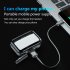 M16 TWS Bluetooth Earphone Touch Control Headset for Mobile Charging black