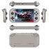 M17 Handheld Game Console 4k HD 4 3 Inch Screen Game Console Rechargeable Video Game Console Silver Gray 64g