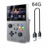 M18 Retro Handheld Game Console 4 3 Inch LCD Screen Hand Held Video Games System Gift for Kids Game Lovers Gray 64G