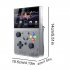 M18 Retro Handheld Game Console 4 3 Inch LCD Screen Hand Held Video Games System Gift for Kids Game Lovers Gray 64G