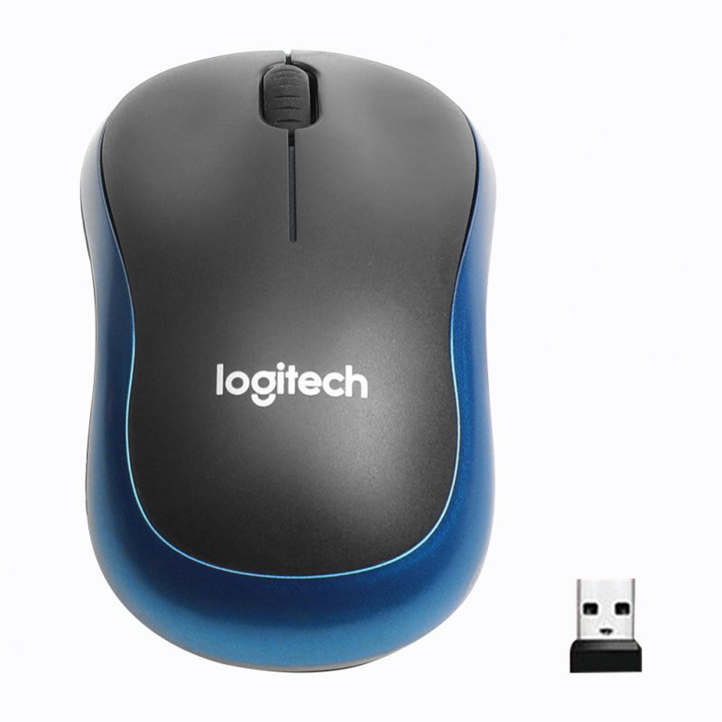 M185 Wireless Mouse 2.4Ghz USB 1000dpi Silent Usb Receiver Optical Navigation Mouse blue