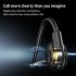 M2 Bone Conduction Headphones Sports Wireless Earphones With Built in Mic For Running Cycling Hiking Driving dark blue