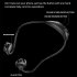 M2 Bone Conduction Headphones Sports Wireless Earphones With Built in Mic For Running Cycling Hiking Driving black orange