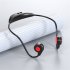 M2 Bone Conduction Headphones Sports Wireless Earphones With Built in Mic For Running Cycling Hiking Driving black orange