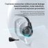M2 Bone Conduction Headphones Sports Wireless Earphones With Built in Mic For Running Cycling Hiking Driving black orange
