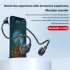M2 Bone Conduction Headphones Sports Wireless Earphones With Built in Mic For Running Cycling Hiking Driving black orange