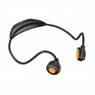 M2 Bone Conduction Headphones Sports Wireless Earphones With Built-in Mic For Running Cycling Hiking Driving black orange