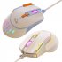 M2 Gaming Mouse Desktop Mouse With 12800 DPI RGB Backlight Wired Mice Lightweight Gaming Mouse Ergonomic Design 9 Keys Mice For PC Laptop Computer Strawberry ve