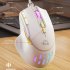 M2 Gaming Mouse Desktop Mouse With 12800 DPI RGB Backlight Wired Mice Lightweight Gaming Mouse Ergonomic Design 9 Keys Mice For PC Laptop Computer Strawberry ve