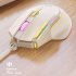 M2 Gaming Mouse Desktop Mouse With 12800 DPI RGB Backlight Wired Mice Lightweight Gaming Mouse Ergonomic Design 9 Keys Mice For PC Laptop Computer Strawberry ve