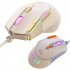 M2 Gaming Mouse Desktop Mouse With 12800 DPI RGB Backlight Wired Mice Lightweight Gaming Mouse Ergonomic Design 9 Keys Mice For PC Laptop Computer Strawberry ve