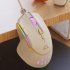 M2 Gaming Mouse Desktop Mouse With 12800 DPI RGB Backlight Wired Mice Lightweight Gaming Mouse Ergonomic Design 9 Keys Mice For PC Laptop Computer Strawberry ve