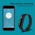 M2 Portable Heart Rate Monitor Water Resistance Fitness Pedometer Multi Functional Sport Bracelet Blue