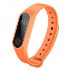 M2 Portable Heart Rate Monitor Water Resistance Fitness Pedometer Multi Functional Sport Bracelet Orange