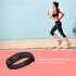 M2 Portable Heart Rate Monitor Water Resistance Fitness Pedometer Multi Functional Sport Bracelet Black