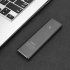 M2 SSD Hard Case NVME PCIe Enclosure M 2 to USB Type C 3 1 GEN2 M Key Adapter gray
