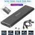 M2 SSD Hard Case NVME PCIe Enclosure M 2 to USB Type C 3 1 GEN2 M Key Adapter gray