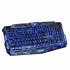 M200 Burst Crack Version Three Color Backlight Keyboard Keyboard for Office Business Game Burst Crack Pattern