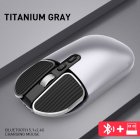 M203 Computer Mouse Wireless Bluetooth Silent Mouse for Desktop Laptop Silver