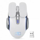 M215 Wireless  Mouse Comfortable Ergonomic Rechargeable 2.4g Mechanical Computer Controller For Notebook Desktop Computer White