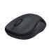 M220 Silent Wireless Mouse Accurate Desktop Gaming Mouse Smart Sleep Mode Contoured Shape Compatible For Mac Os window 10 8 7 black