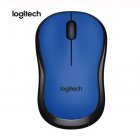 M220 Silent Wireless Mouse Accurate Desktop Gaming Mouse Smart Sleep Mode Contoured Shape Compatible For Mac Os window 10 8 7 blue
