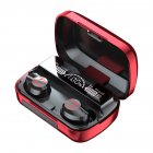 M23 Low-latency Tws In-ear Wireless  Headphones Bluetooth-compatible 5.1 Fingerprint Touch Sports Gaming Headset Ipx6 Waterproof Earphones Red