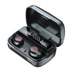 M23 Low-latency Tws In-ear Wireless  Headphones Bluetooth-compatible 5.1 Fingerprint Touch Sports Gaming Headset Ipx6 Waterproof Earphones black