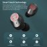 M23 Low latency Tws In ear Wireless  Headphones Bluetooth compatible 5 1 Fingerprint Touch Sports Gaming Headset Ipx6 Waterproof Earphones black