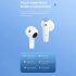 M25 Wireless Earbuds Stereo Sound Headphones With LED Display Charging Case Built in Mic Earphones For Sports Work White