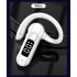 M26 Air Conduction Bluetooth compatible Headset Digital Display Voice Control Answering Sports Business Earphone White