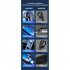 M26 Air Conduction Bluetooth compatible Headset Digital Display Voice Control Answering Sports Business Earphone blue