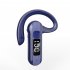 M26 Air Conduction Bluetooth compatible Headset Digital Display Voice Control Answering Sports Business Earphone blue