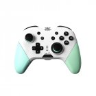 M267 Wireless  Gamepad Compatible For Pc Android Ios One-key Wake-up Nfc Six-axis Vibration Game Controller Gaming Control Joystick Compatible For Switch White green
