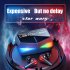M28 Bluetooth 5 1 Headset 9D Stereo Wireless Gaming Low latency Sports Earbuds RGB Gaming Headset Black