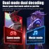 M28 Wireless Earphones Game Music Dual Modes Noise Canceling Ear Buds Power Display Sport Headset For Cell Phone Gaming Computer black