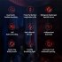 M28 Wireless Earphones Game Music Dual Modes Noise Canceling Ear Buds Power Display Sport Headset For Cell Phone Gaming Computer black