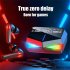 M28 Wireless Earphones Game Music Dual Modes Noise Canceling Ear Buds Power Display Sport Headset For Cell Phone Gaming Computer black